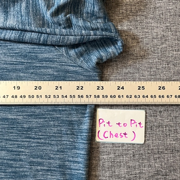 Lululemon Pulse Slub Henley Lightweight Rulu Shirt - Men's Size XL - Blue - Picture 5 of 9